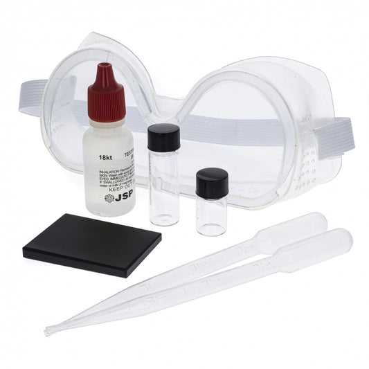 ToolTreaux 18k gold testing kit with 7 assorted pieces for jewelry making