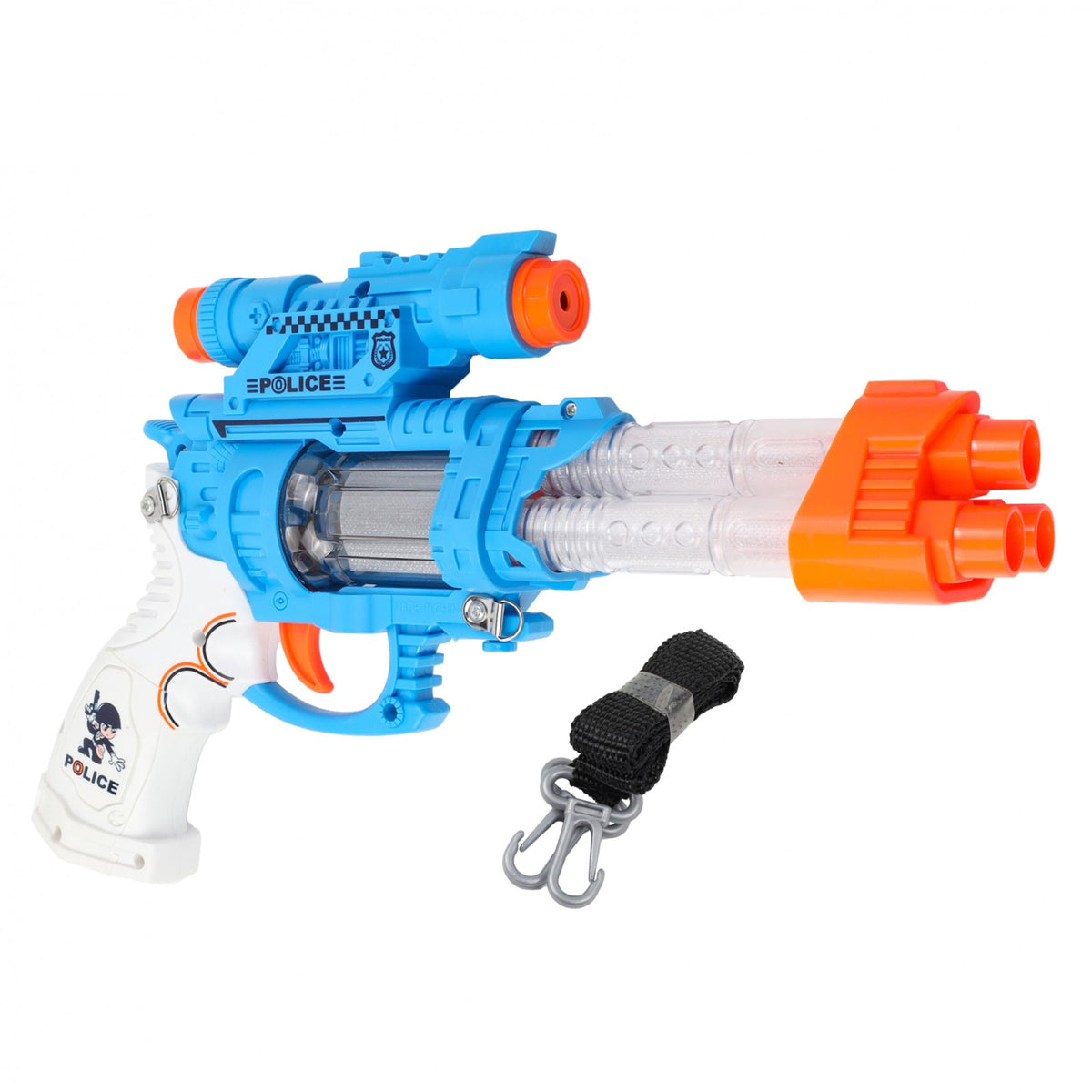 Kidplokio Swat Elite Police Toys Kids Blaster and Cuffs Set Boys Ages 3 and Up, view 8