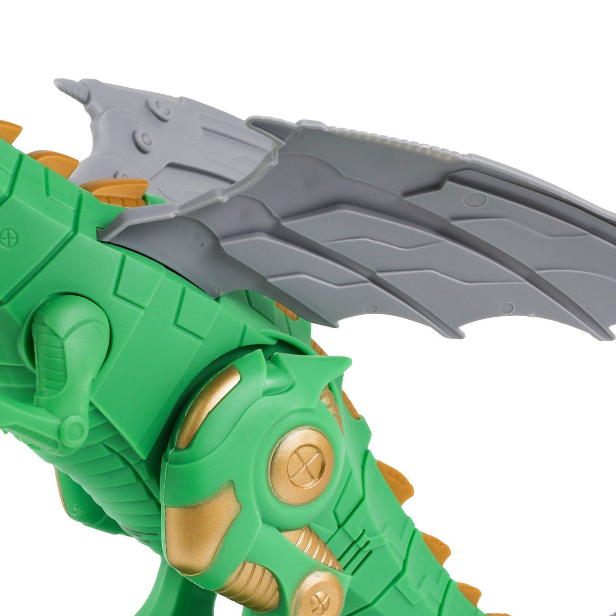 Kidplokio Green Walking Robot Dinosaur Dragon Space Toys Lights Sounds, Boys, view 5