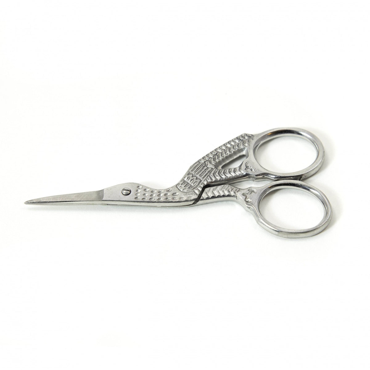ToolTreaux Straight Blade Stainless Steel Stork Embroidery Scissors - 3.5 Inch, view 5