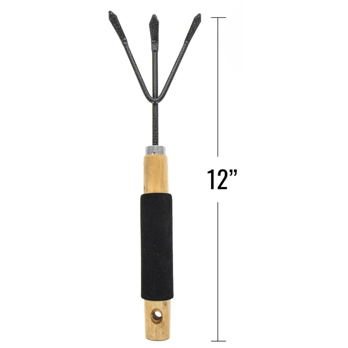 ToolTreaux Wooden Steel Handheld Garden Tools Set Rake Shovel Cultivator, view 4