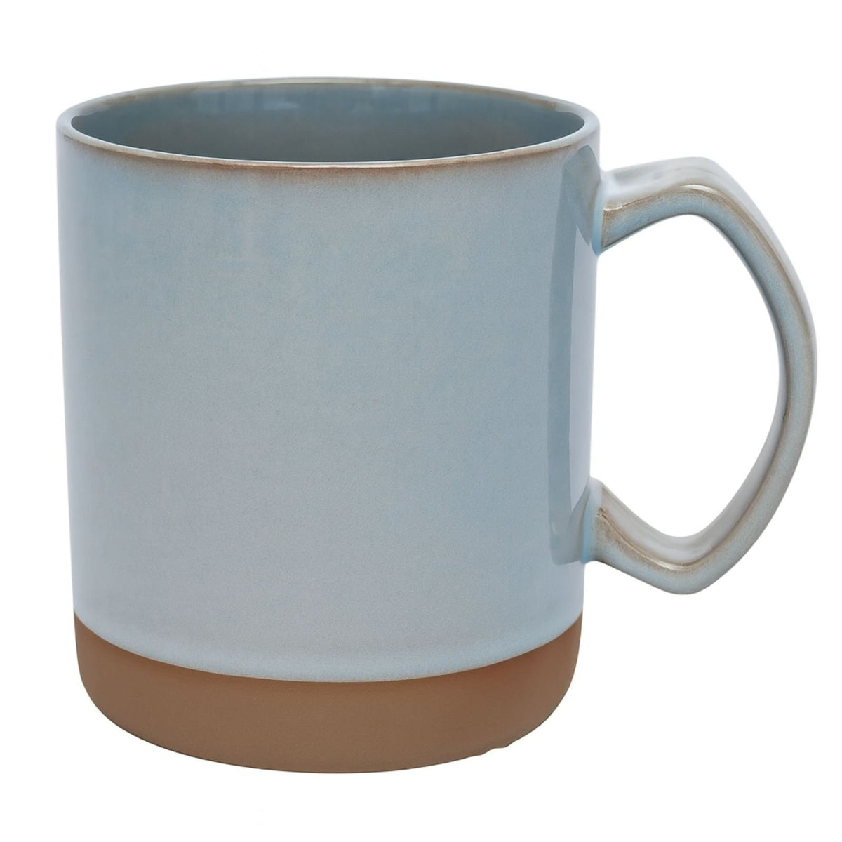 Beille 17oz Stoneware Terracotta Coffee Mug Farmhouse Decor Kitchen (4 Colors)