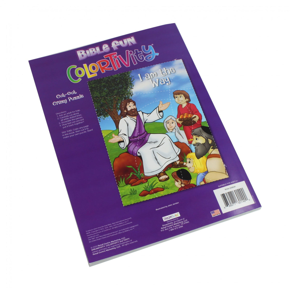 Kidplokio Bible Coloring Book for Kids Activity Book with Puzzles 96 Pages - 2pk, view 3
