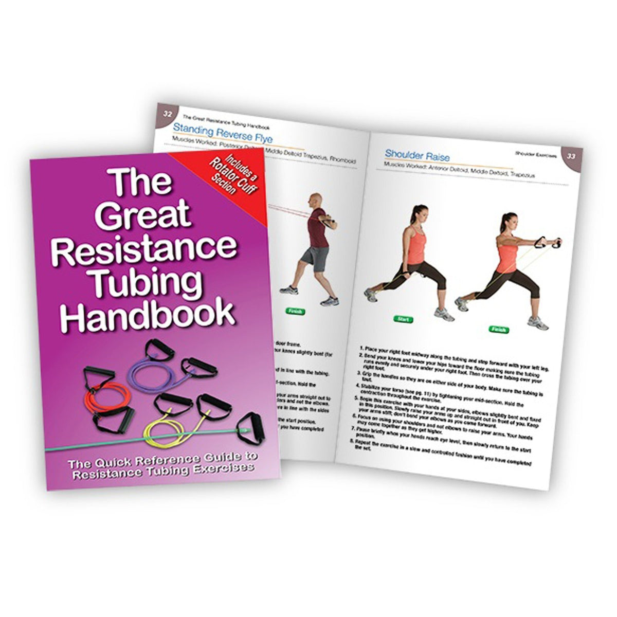 2 Pack Productive Fitness Exercise Equipment Training Reference Guide Handbooks, view 13
