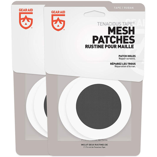 GEAR AID 2-Pack Tenacious Tape Mesh Patches for Tent and Bug Screen Repair, 3", view 2