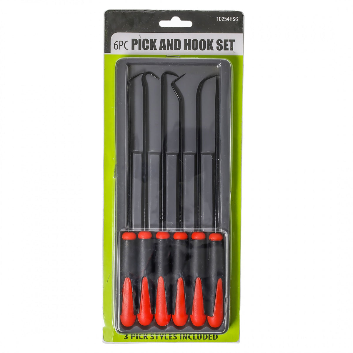2 Pack 6PC Complete Hook and Pick Precision Automotive Tool Set Puller Removers, view 6