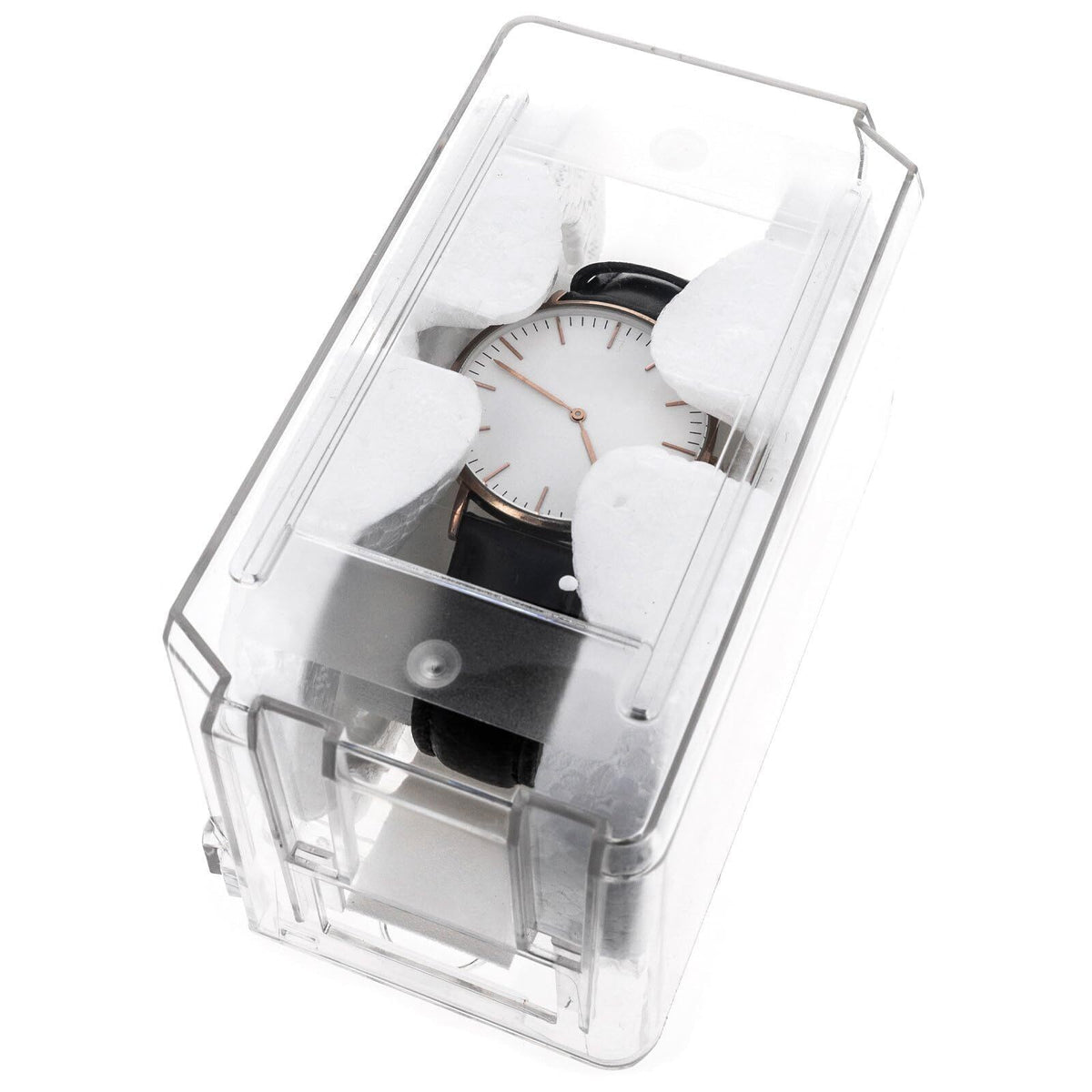 ToolTreaux Clear Plastic Watch Case Coffin Travel Essentials Jewelry Organizers, view 13