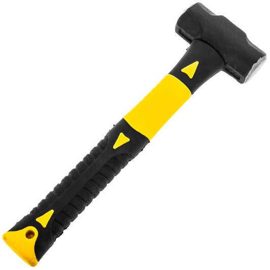 ToolTreaux 1lb Steel Sledge Hammer with Non Slip Rubber Grip, 10 Inch, view 2