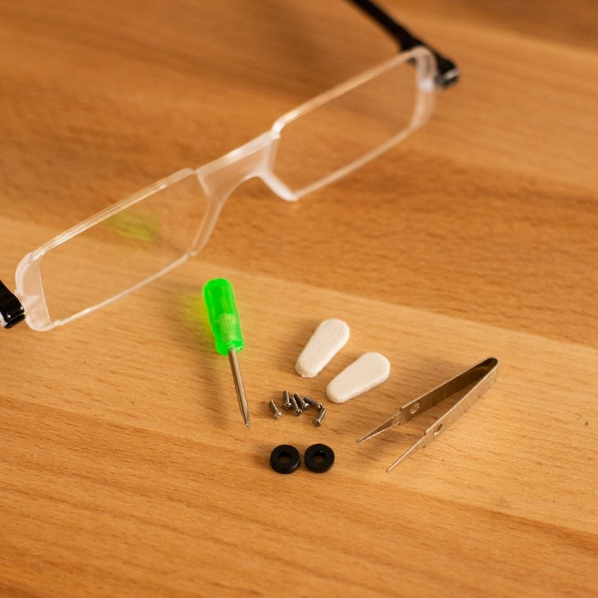 2 Pack 12pc Compact Eye Glasses Repair Kit Case For Fixing Most Glasses, view 5