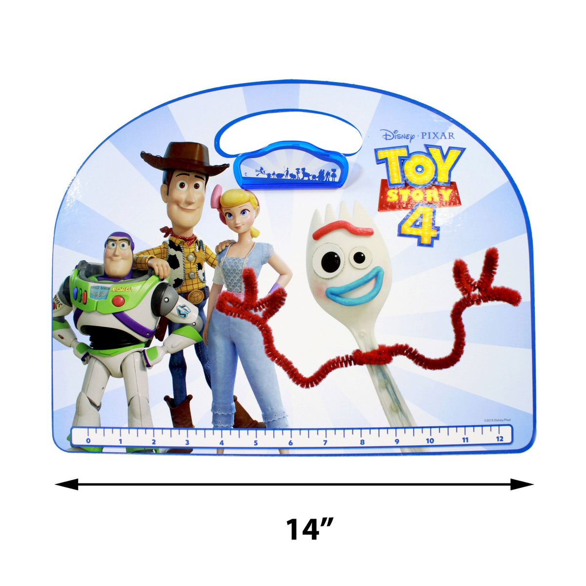 Disney Pixar Toy Story 4 Art Lapdesk Paint Color Design Stickers Travel Activity, view 7