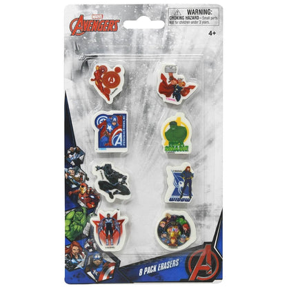 Marvel Avengers 16pc Cinch Bag Drawstring Backpacks Erasers Play Pack Gift Set, view 4