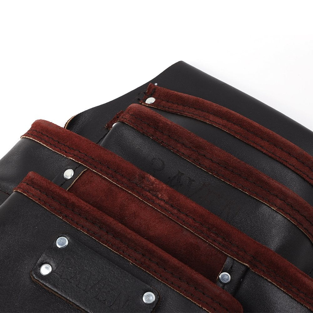 ToolTreaux 10 Pocket Oil Tanned Leather Tool Pouch DIY Woodworking, 13 x 10 Inch, view 4