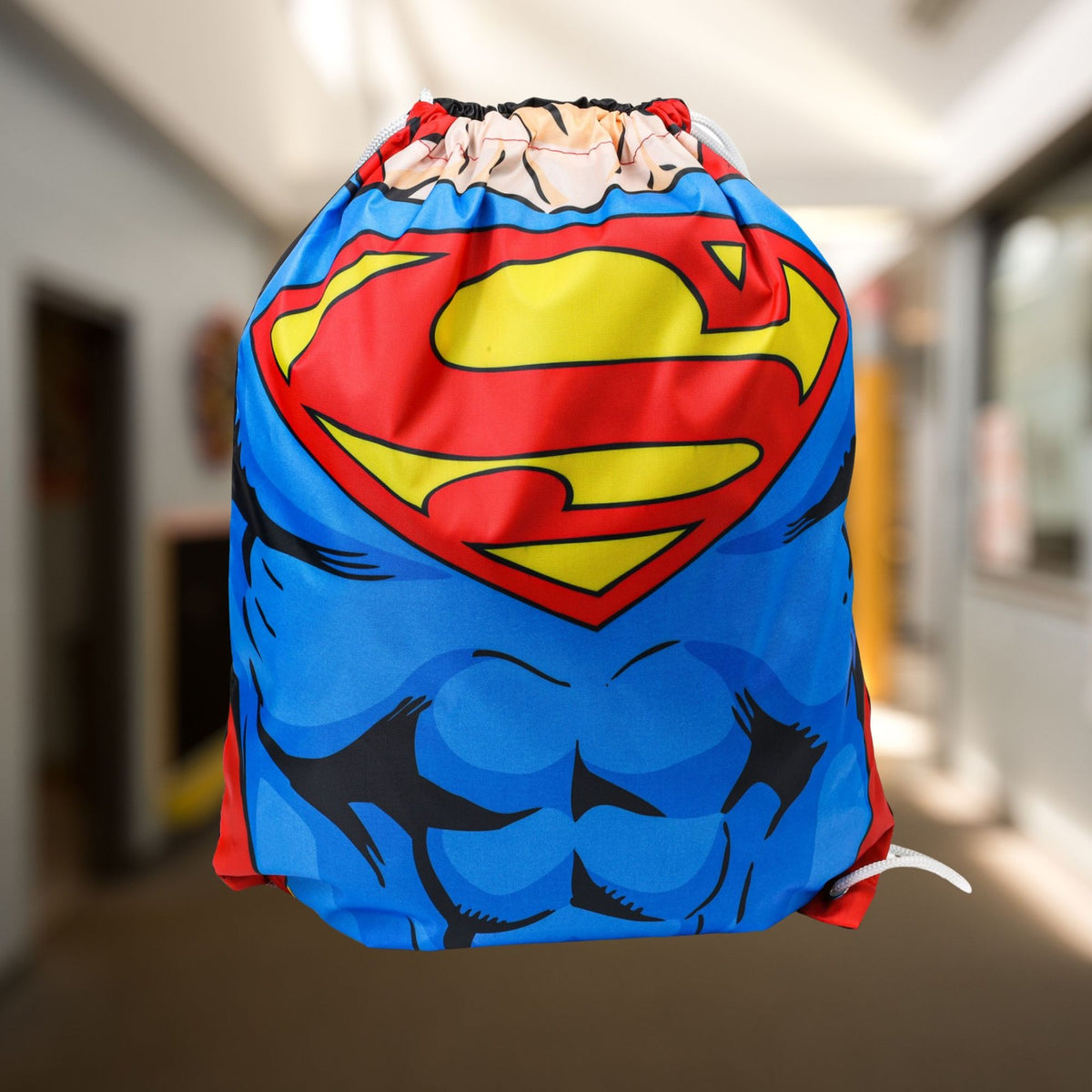 DC Comics Superman 2pc Cinch Bag Drawstring Backpacks Bundle Boys Age 3 and Up, view 9