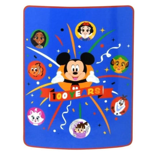 Kids fleece throw blanket with Mickey Mouse, Paw Patrol, and Pokemon designs, measuring 45 by 60 inches
