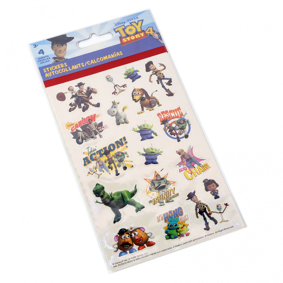 Licensed Kids Cartoon 4pc Cute Sticker Sheets Stationery Set (Many Characters), view 25