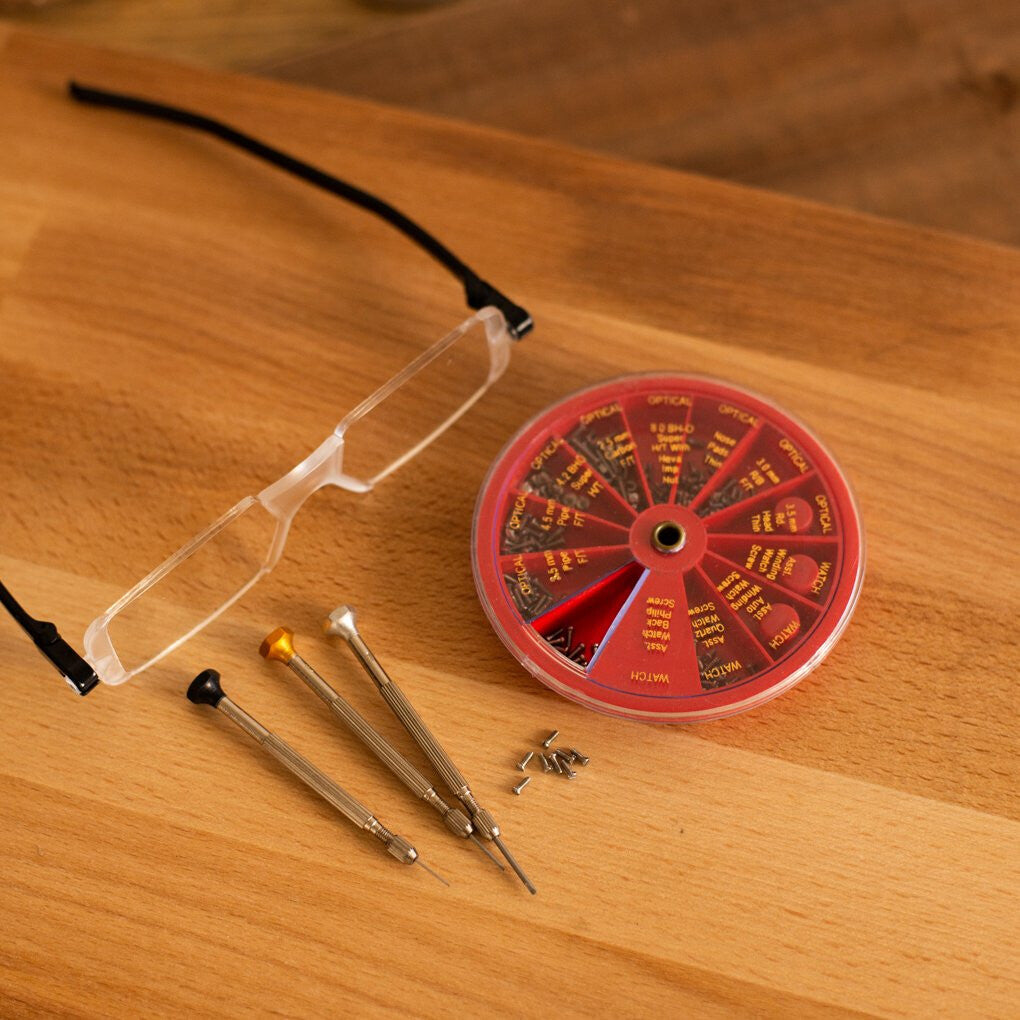 ToolTreaux Eye Glasses Repair Kit Assorted Replacement Micro Screws 250 Pieces, view 3
