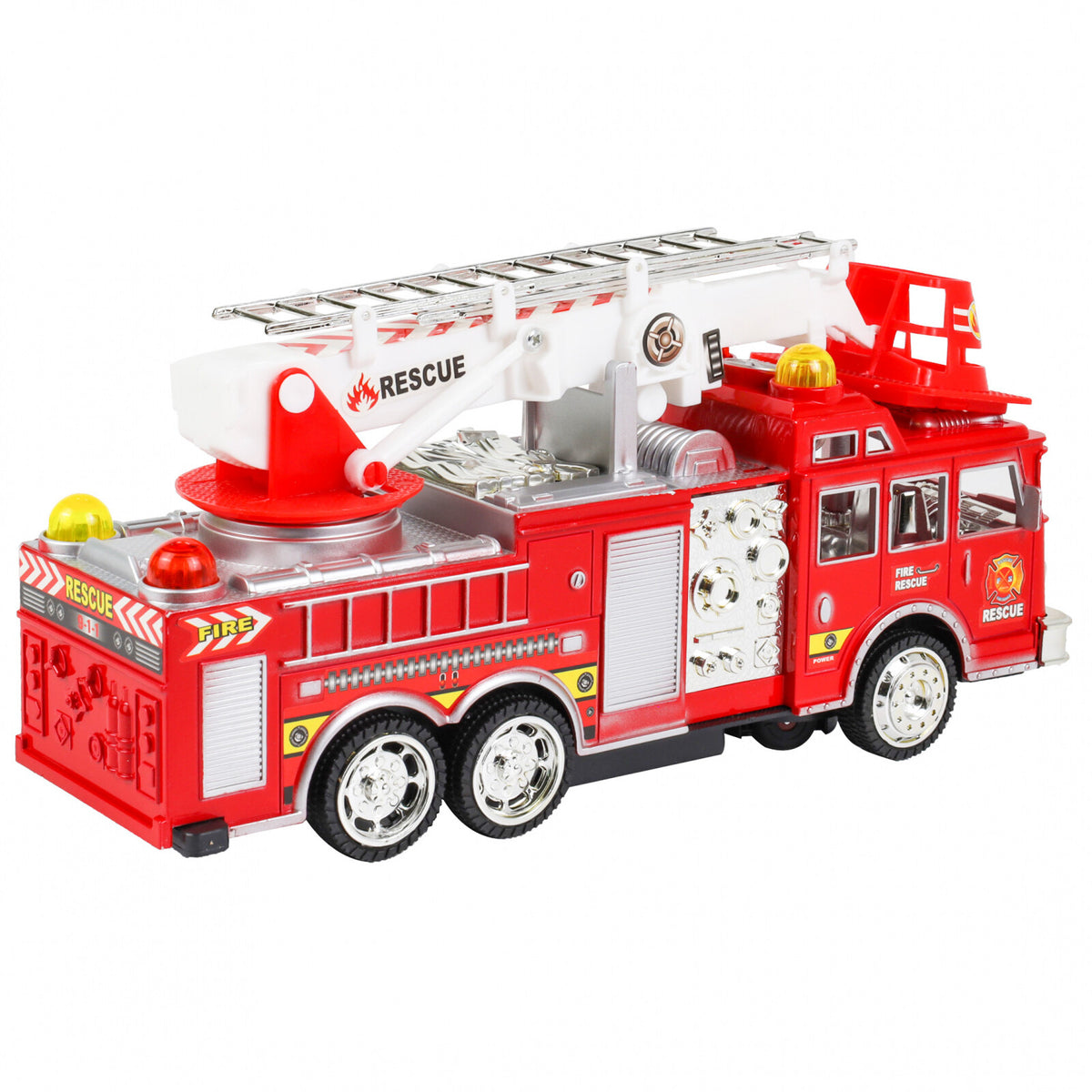 Kidplokio 360 Degree Bump and Go Emergency Toys Fire Truck Police Car (2 Styles), view 17