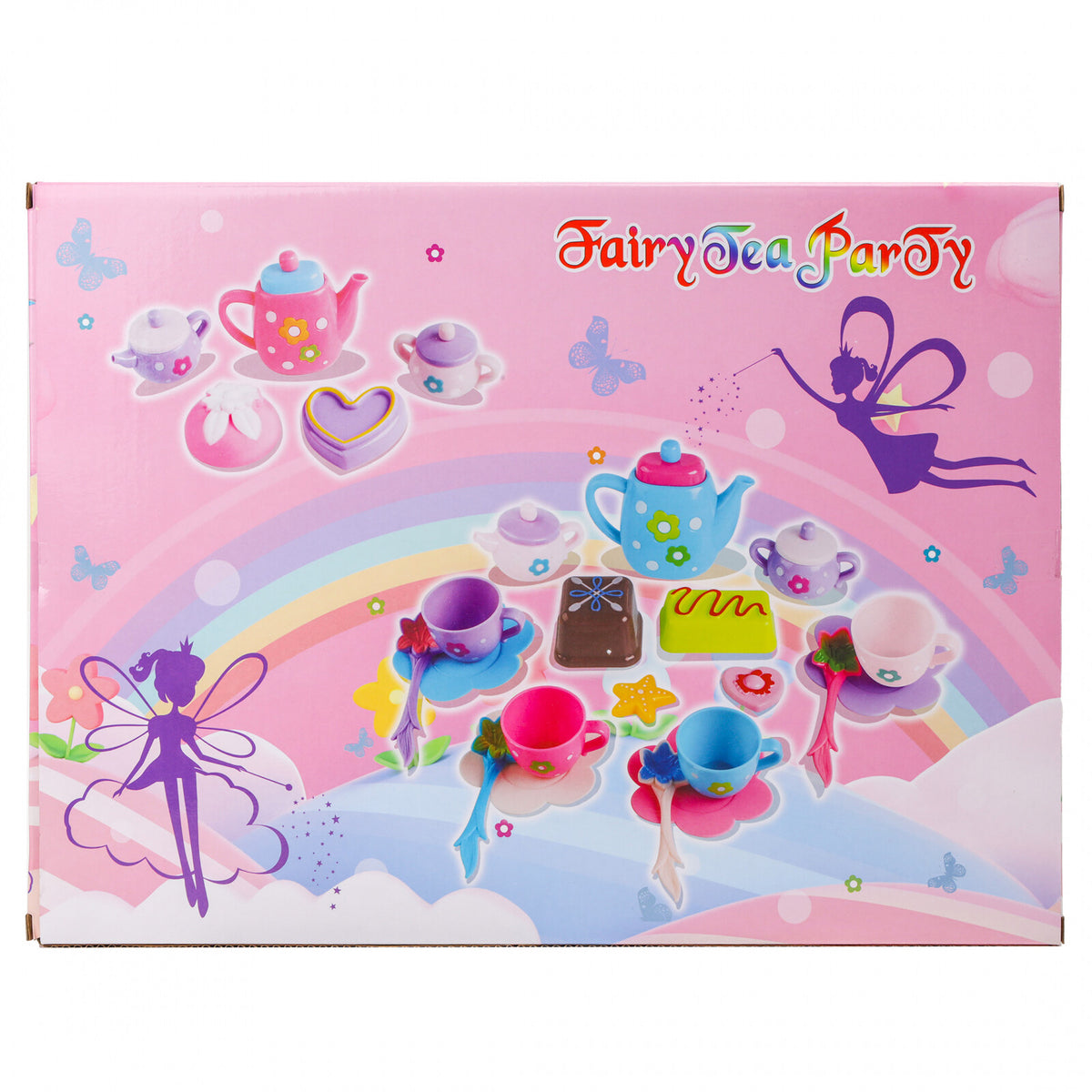 Kidplokio Pink Fairytale Tea Party Pretend Playset 17pc Girls Toys Ages 3 and Up, view 11