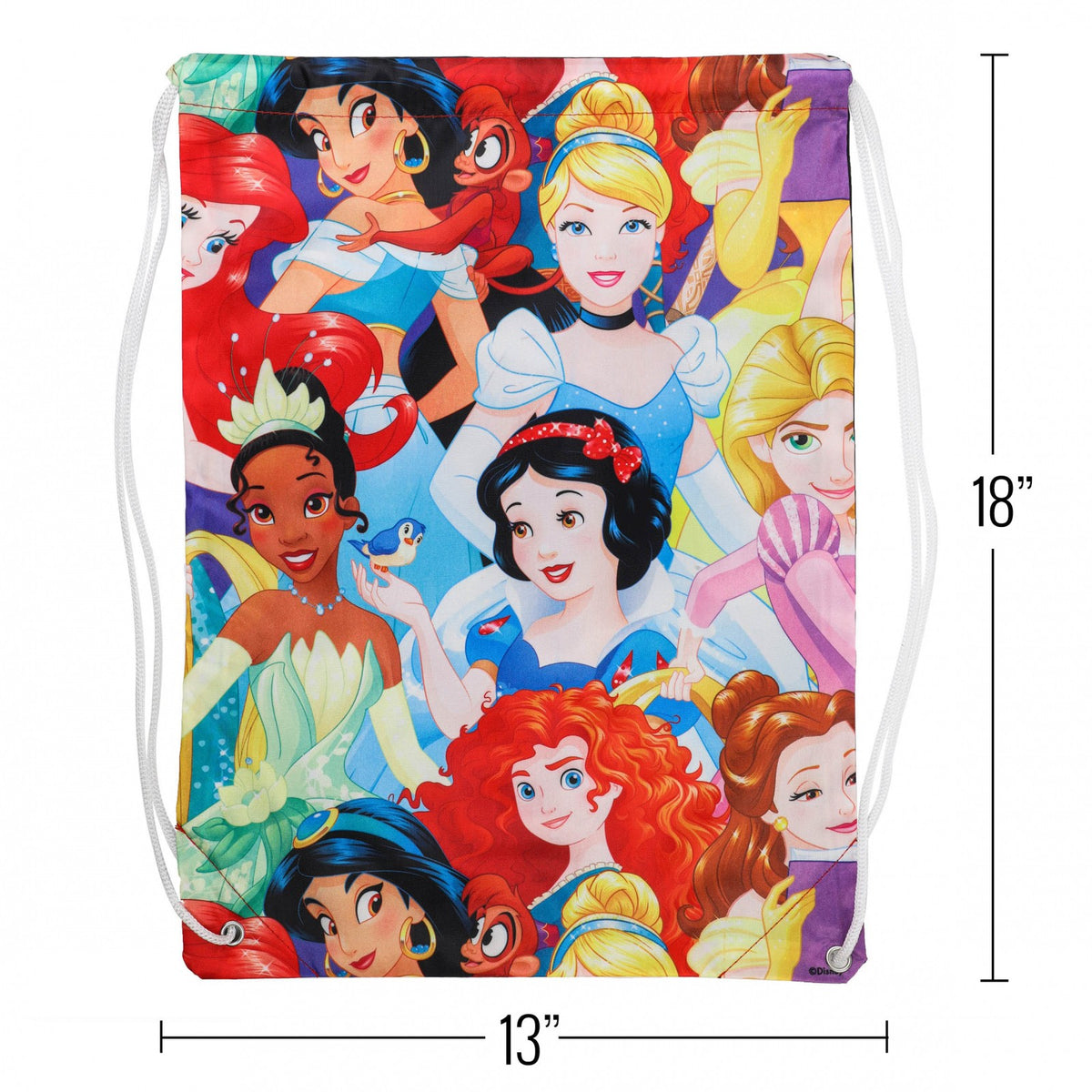 2 Pack 18 Inch Kids Licensed Cartoon Cinch Bag Travel Backpack Drawstring Tote, view 37
