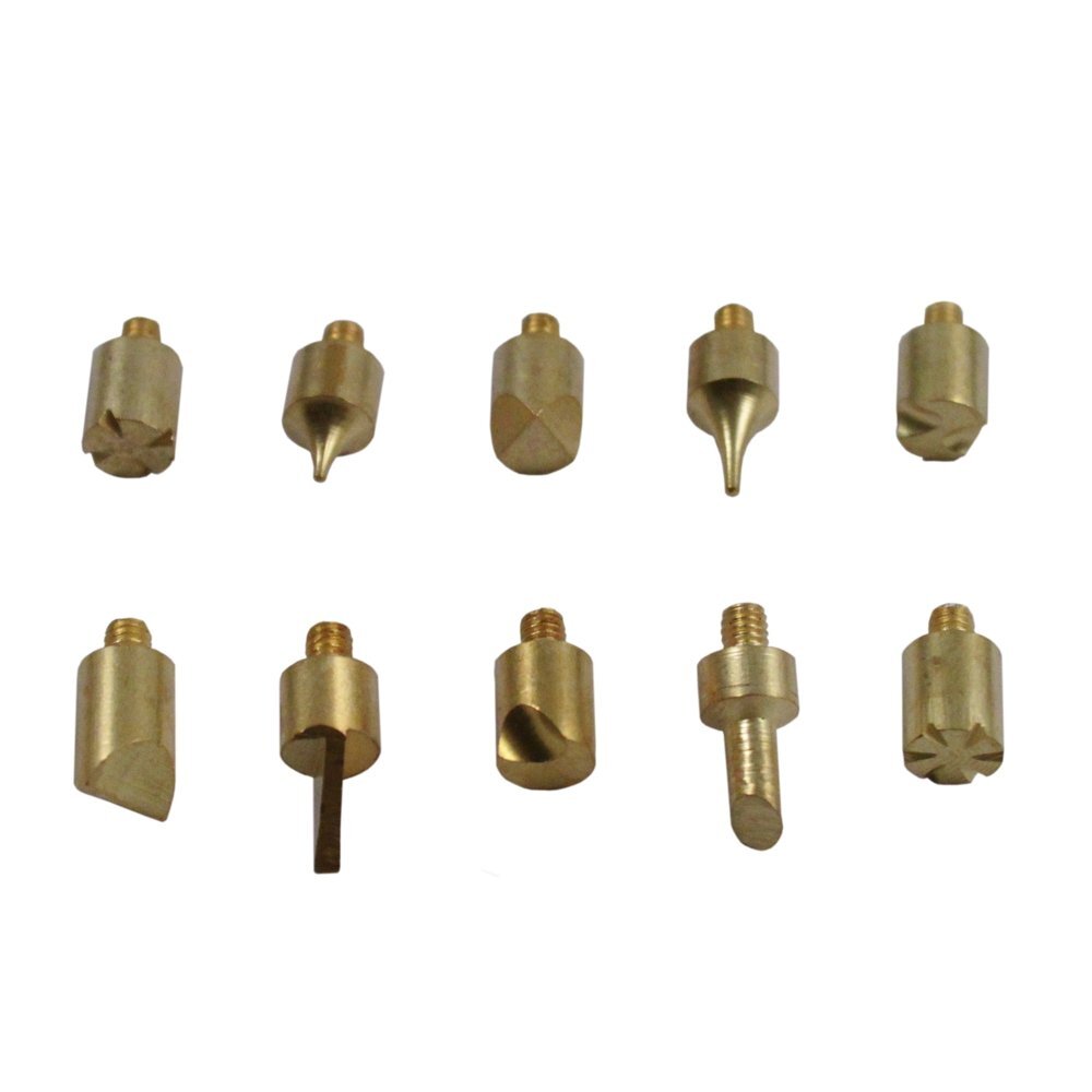 35pc Wood Burning Pen Set Kit Wood Burning Soldering Chiseled Tips and Tweezers, view 5