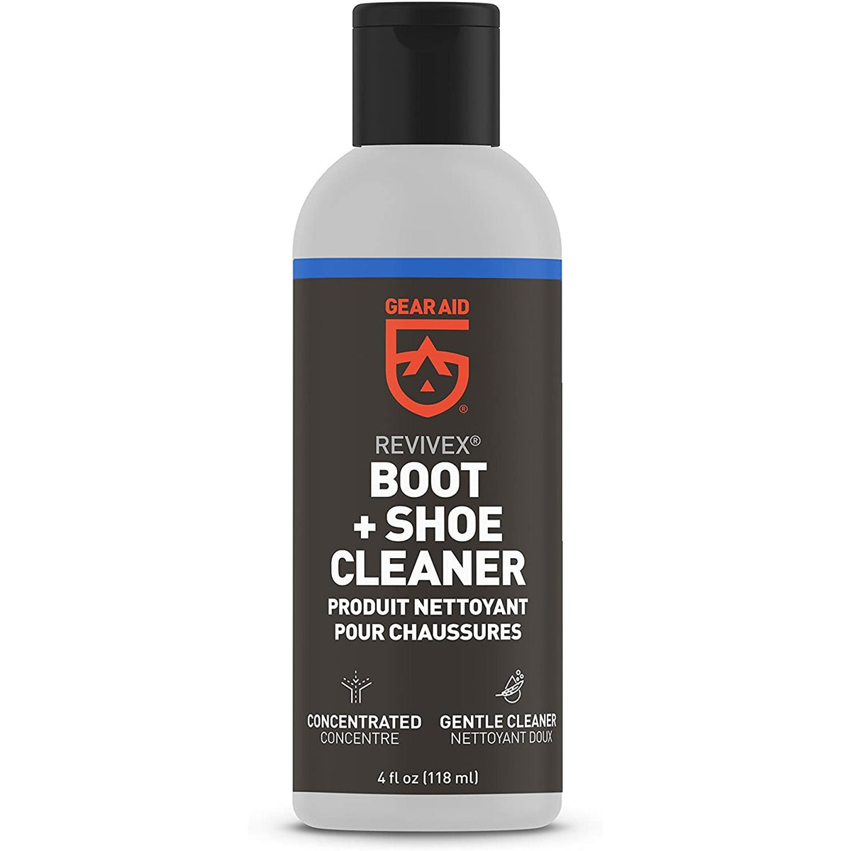 4 oz bottle of ReviveX Leather Boot Care Waterproof Cleaner