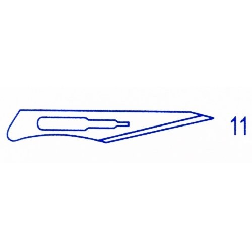 2 Pack 10pc Sterile Surgical Replacement Scalpel Blades Universal Fit - Size 11, view 3