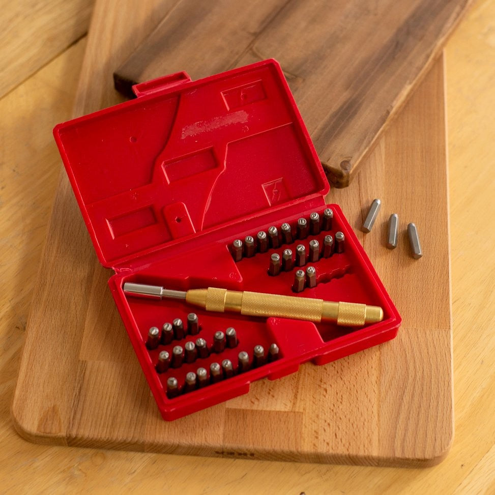 ToolTreaux Metal Number and Letter Stamping Set Auto Punch Storage Case - 38pc, view 3