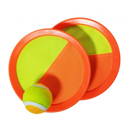 Orange TychoTyke paddle game set for toss and catch outdoor play