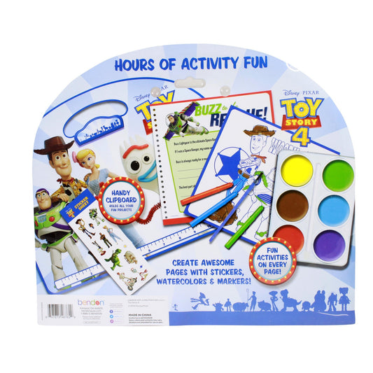 Disney Pixar Toy Story 4 Art Lapdesk Paint Color Design Stickers Travel Activity, view 2