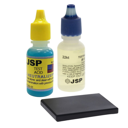ToolTreaux 22 Karat Gold Testing Kit, acid solution and stone neutralizer combo in package