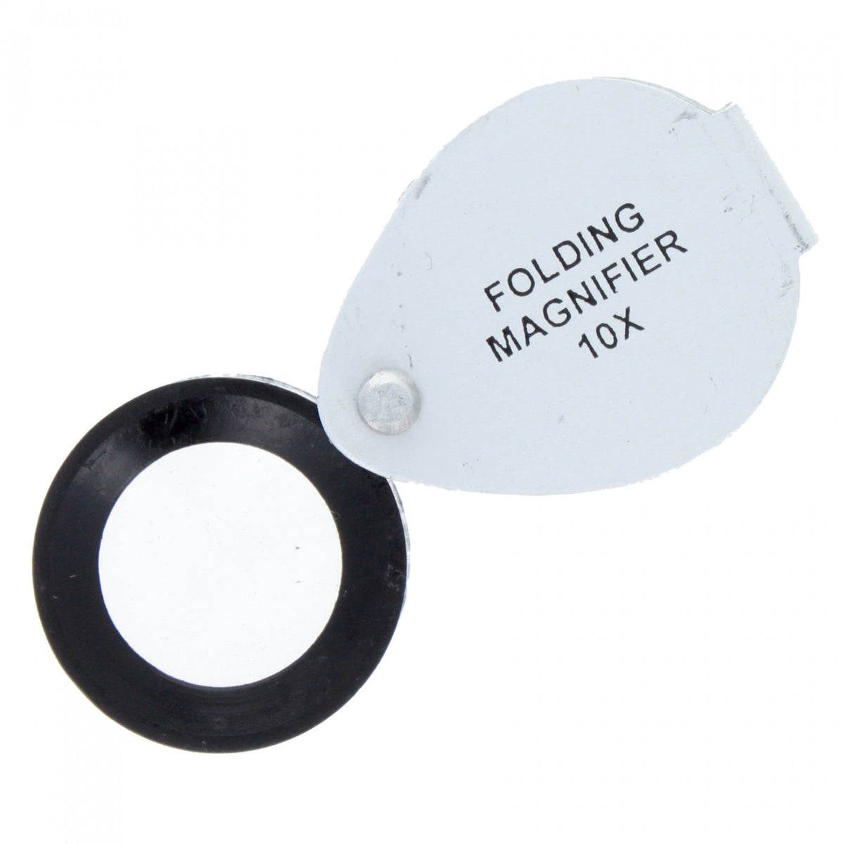 Universal Tool 10X 16mm Doublet Jewelers Loupe Chrome Body Folding Magnifier, view 5