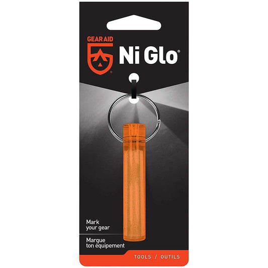 2 Pack GEAR AID Ni Glo, 2" Glowing Keychain SCUBA & Night Fishing Orange, view 2