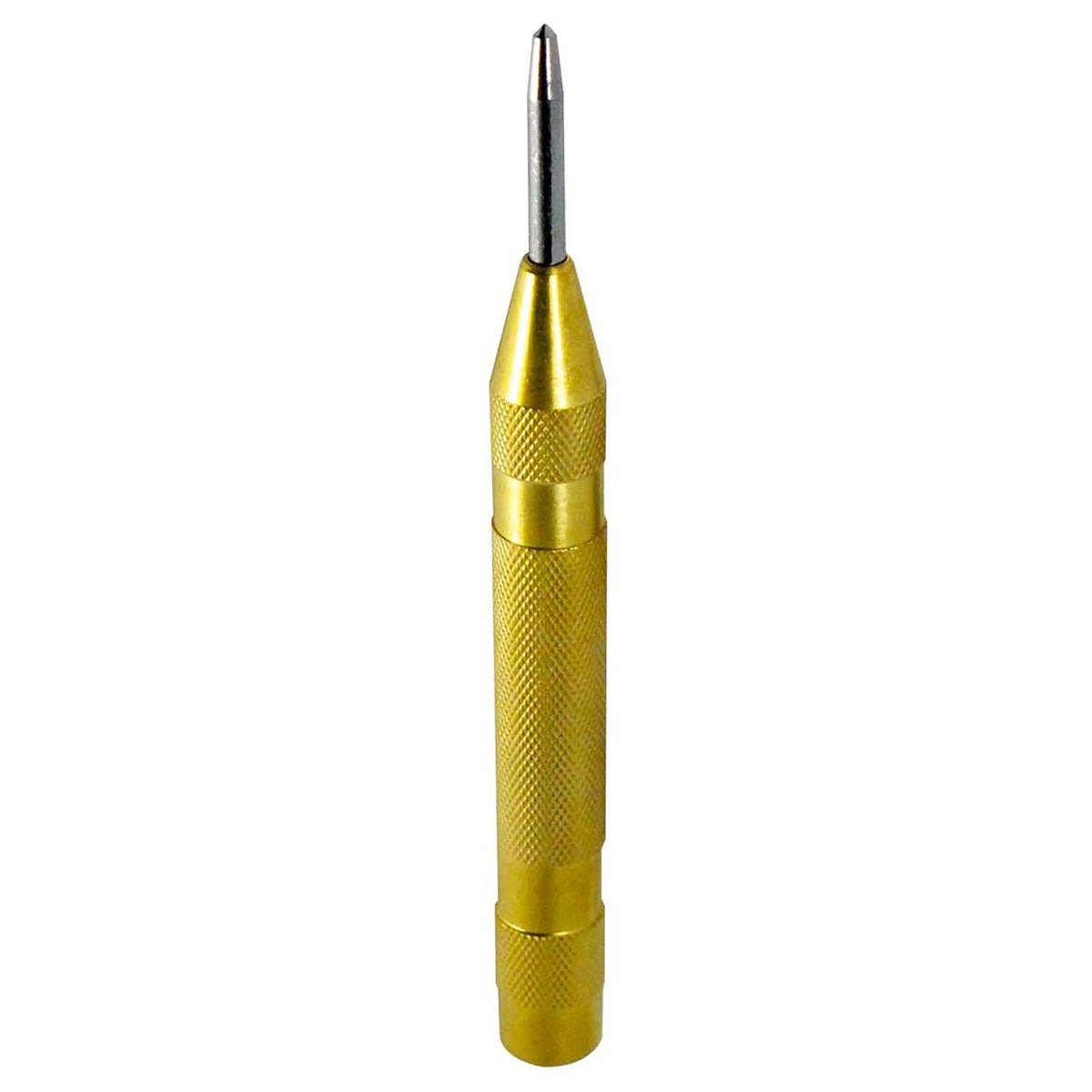Universal Hobby Automatic Spring Loaded Center Punch Brass Body Hole Marker, view 2