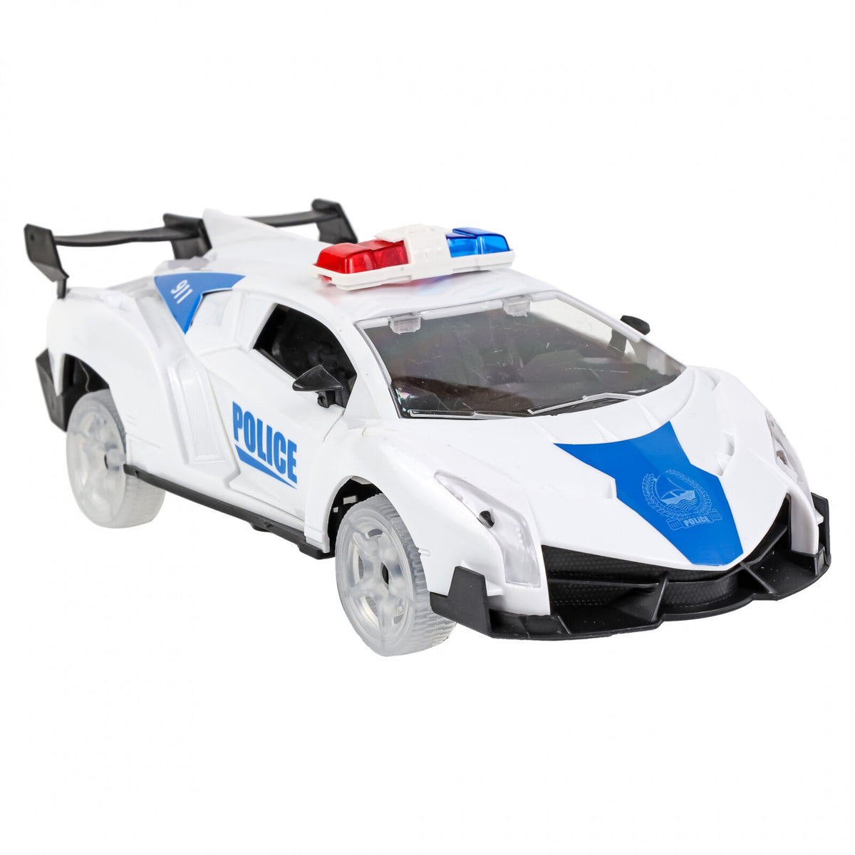 Kidplokio 360 Degree Bump and Go Emergency Toys Fire Truck Police Car (2 Styles), view 10