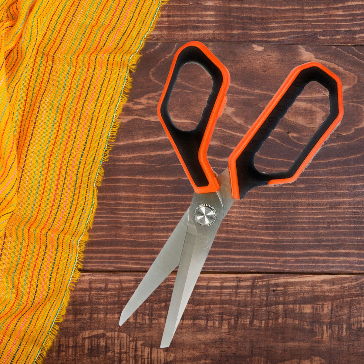 ToolTreaux 8.5 Inch Heavy Duty Scissors with Stainless Steel Blades NonSlip Grip, view 5