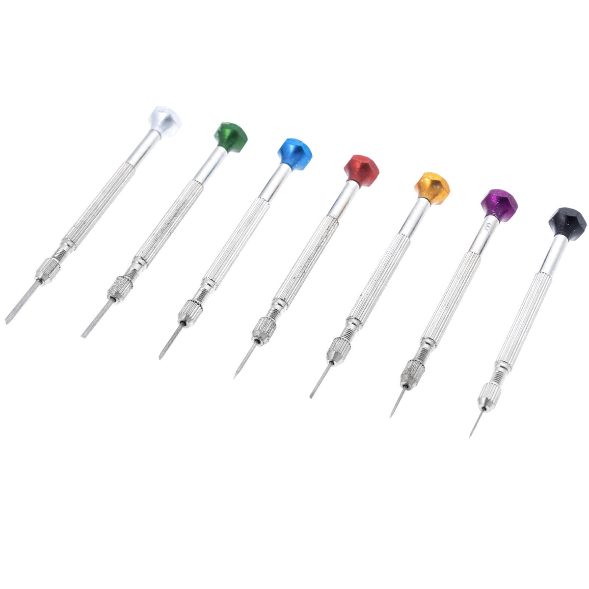 7pc Precision Jeweler Eye Glasses Flat Tip Screw Driver, view 3