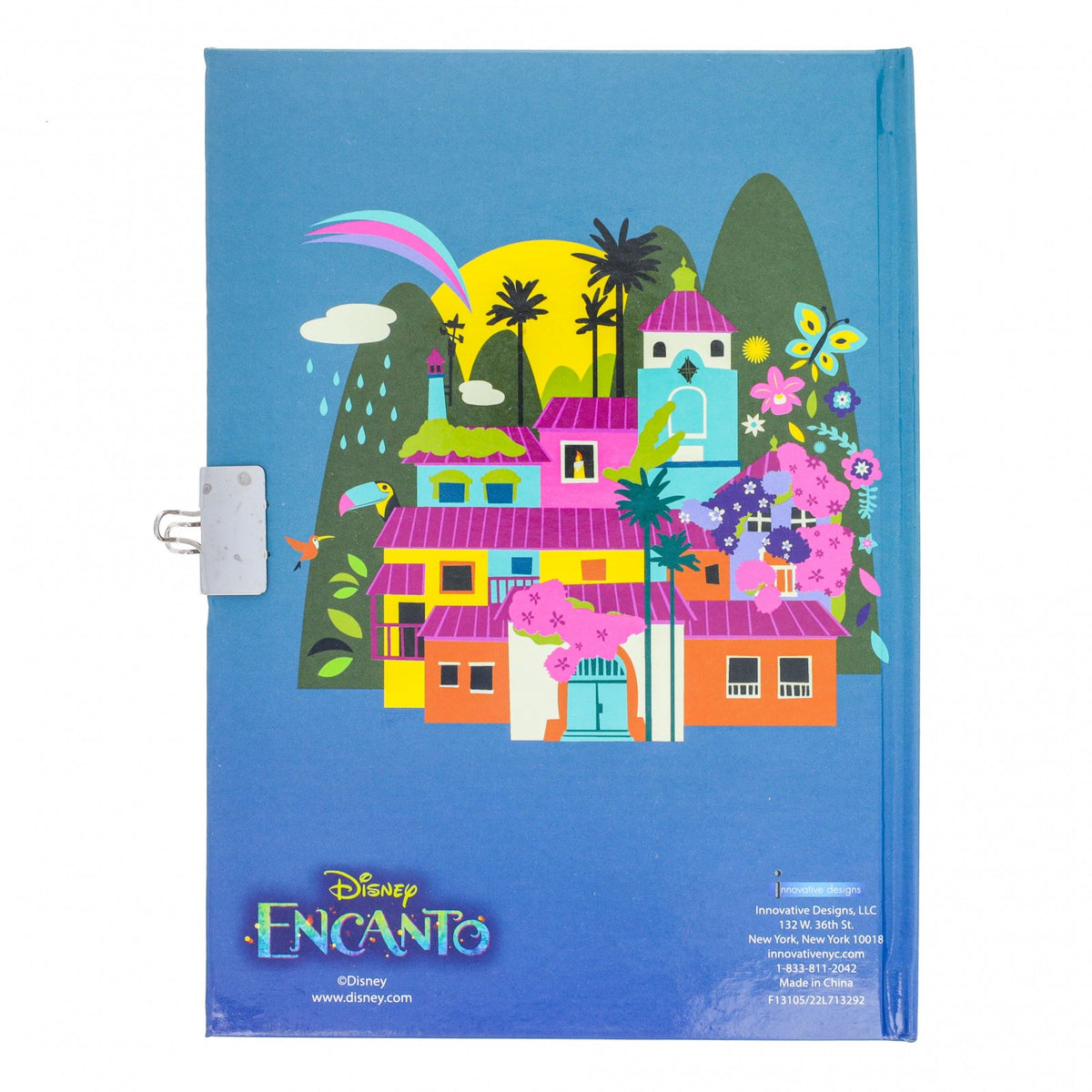Disney Encanto Journal Diary with Lock Keys Pom Pom Pen Girls Ages 3 and Up, view 5