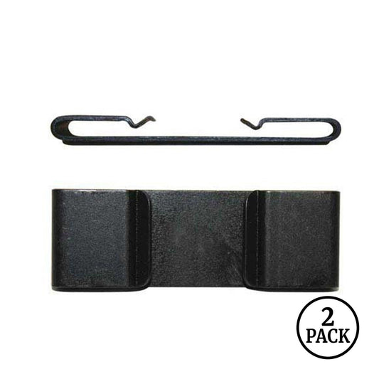 Zak Tool tactical connector clips for ZT55 duty belt clips, 2 pack, shown together.