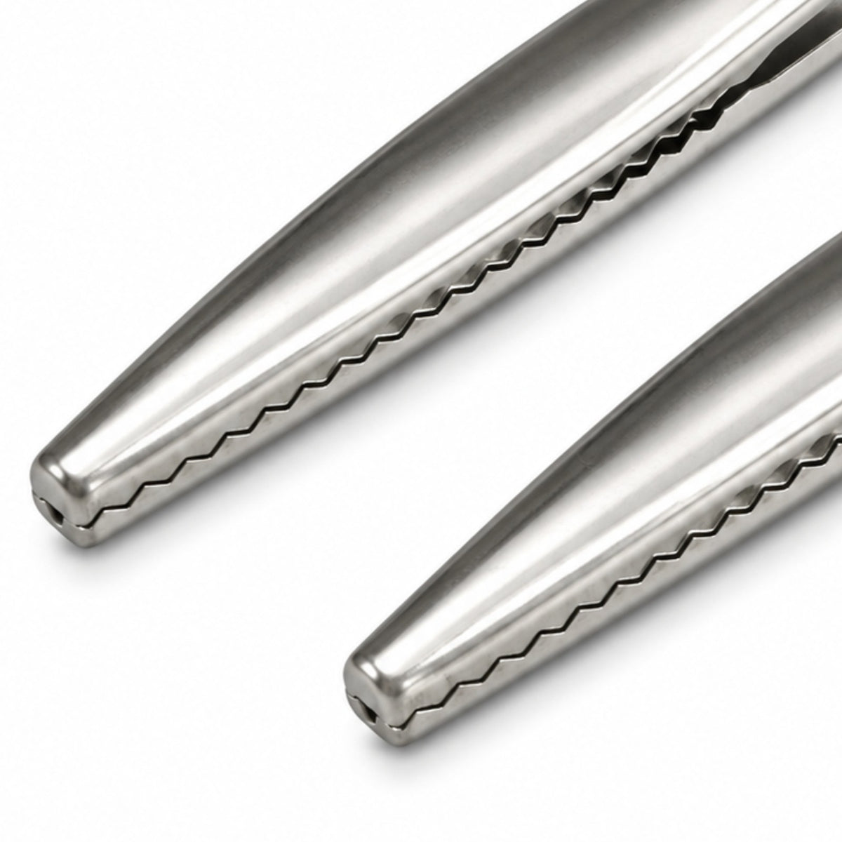 Beille 5 Inch Jumbo Heavy Duty Stainless Steel Alligator Clips for Kitchen, 2pk