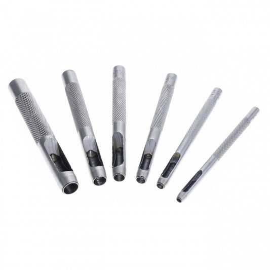 2 Pack ToolTreaux Carbon Steel Punch Set Leather Working Tools, 6pc, view 2