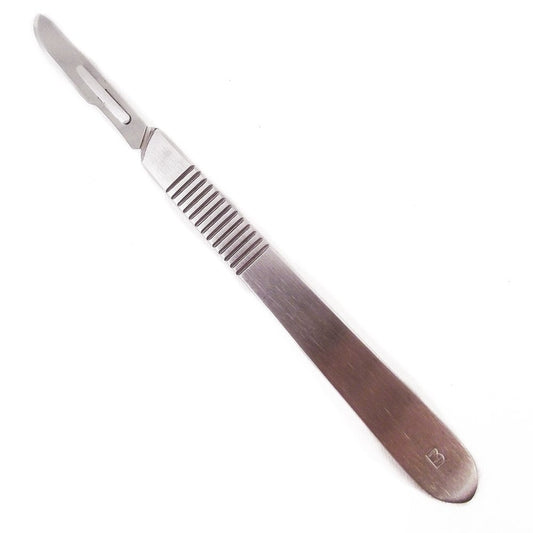 Five metal 5 inch hobby knife scalpel handles number 3 in a single pack.