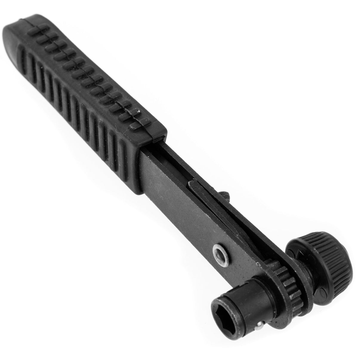 ToolTreaux 2 in 1 Reversible Ratchet Torque Wrench with Rubber Handle, Black, view 4