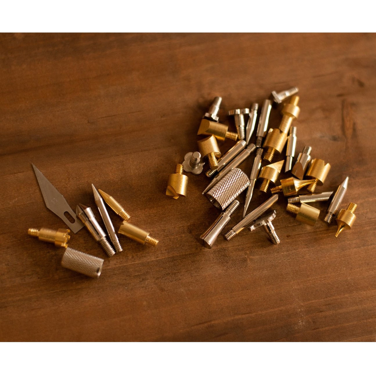28pc Wood Burning Wood Working and Assorted Soldering Tips Stencil Set Crafting, view 10