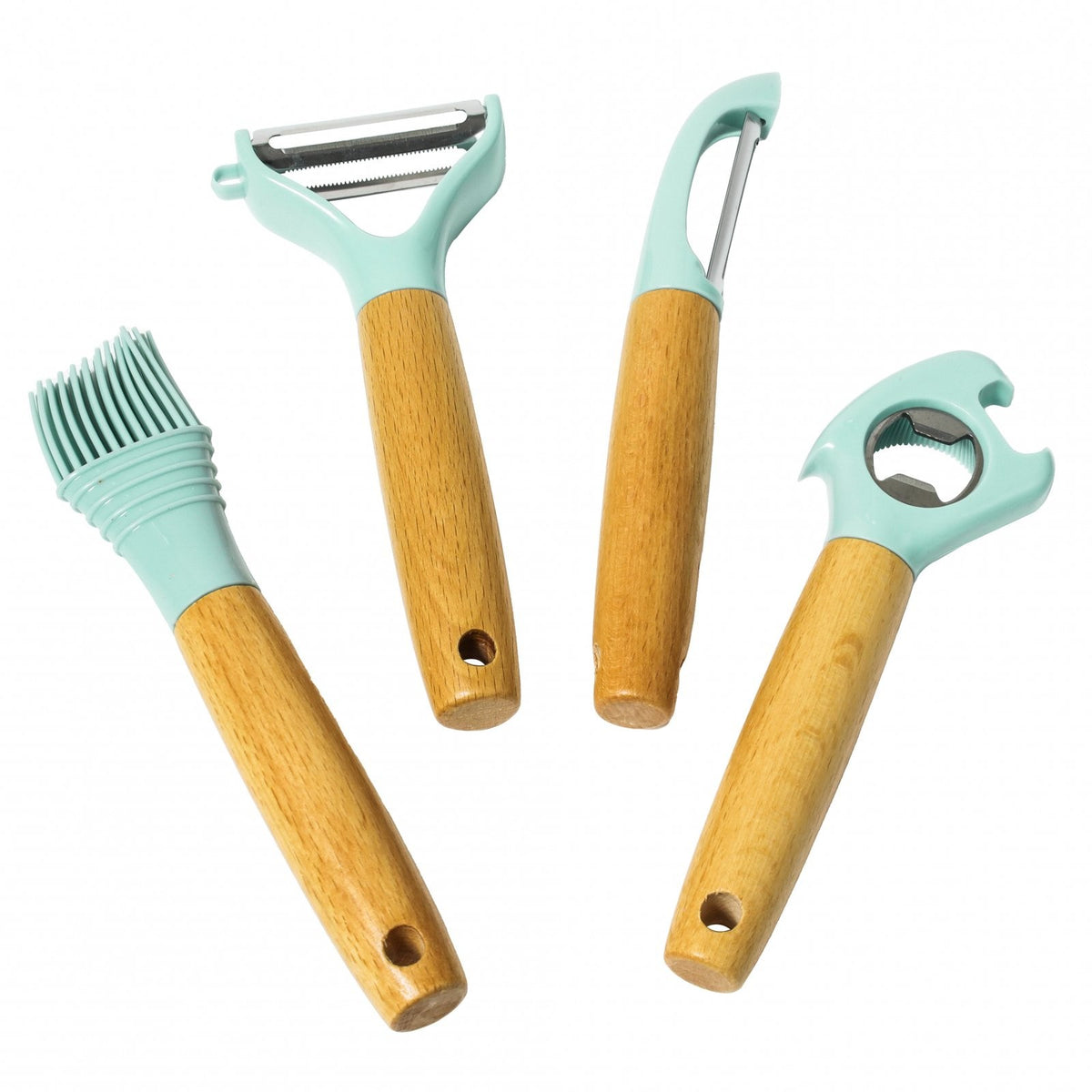 Beille Kitchen Gadgets Cooking Baking Supplies Meal Prep Tool Set Pastel