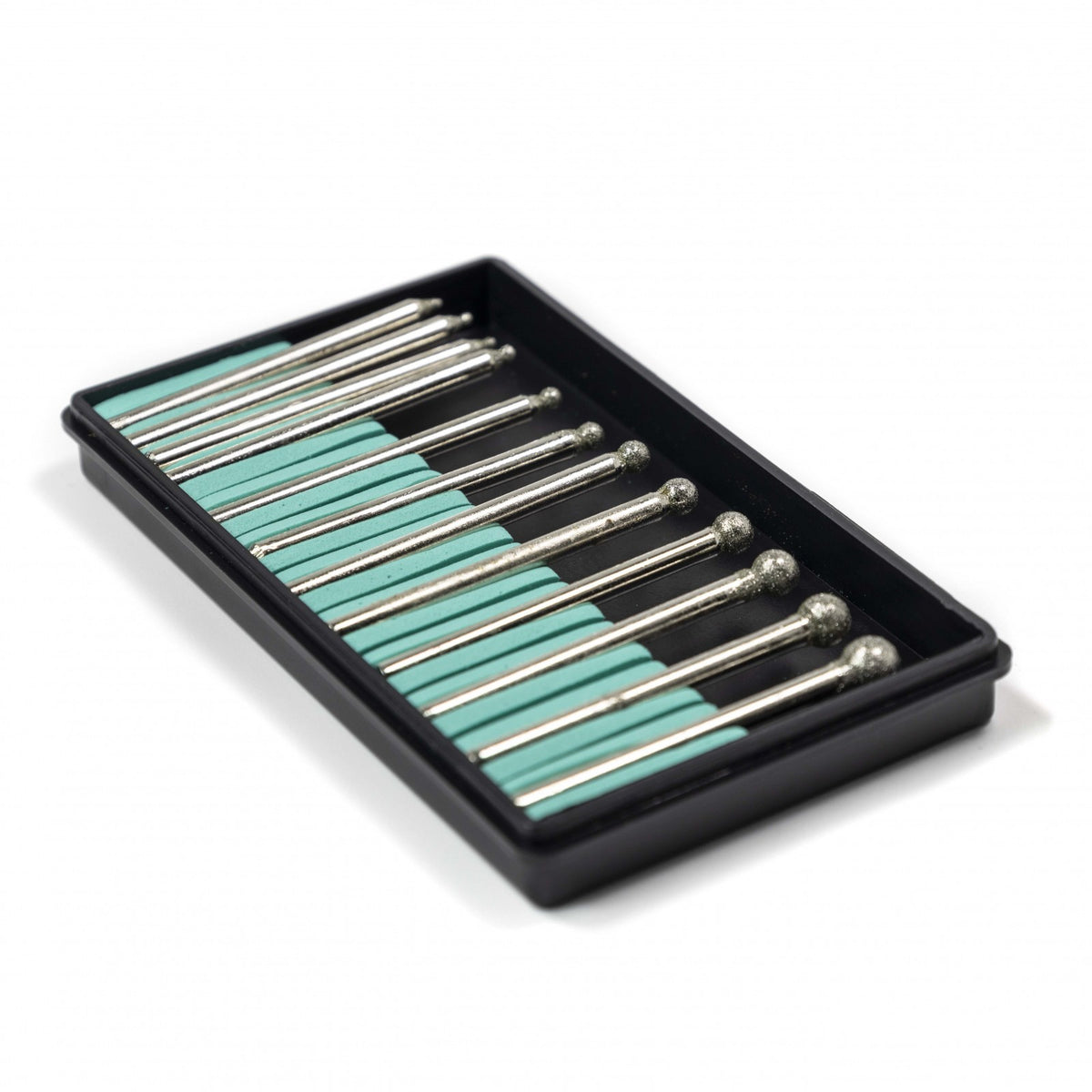 2 Pack ToolTreaux Diamond Coated Cutting Burrs Set Rotary Tools 12pc 150 Grit, view 6