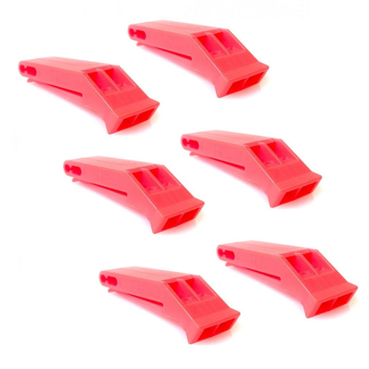 ToolTreaux safety lightweight loud floating emergency whistles 6 pack