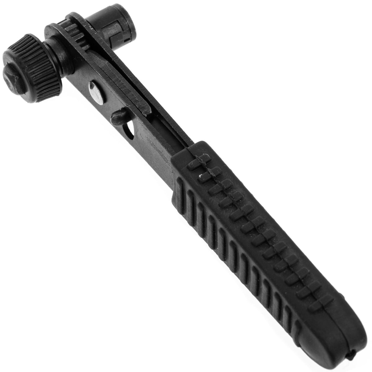 ToolTreaux 2 in 1 Reversible Ratchet Torque Wrench with Rubber Handle, Black, view 6