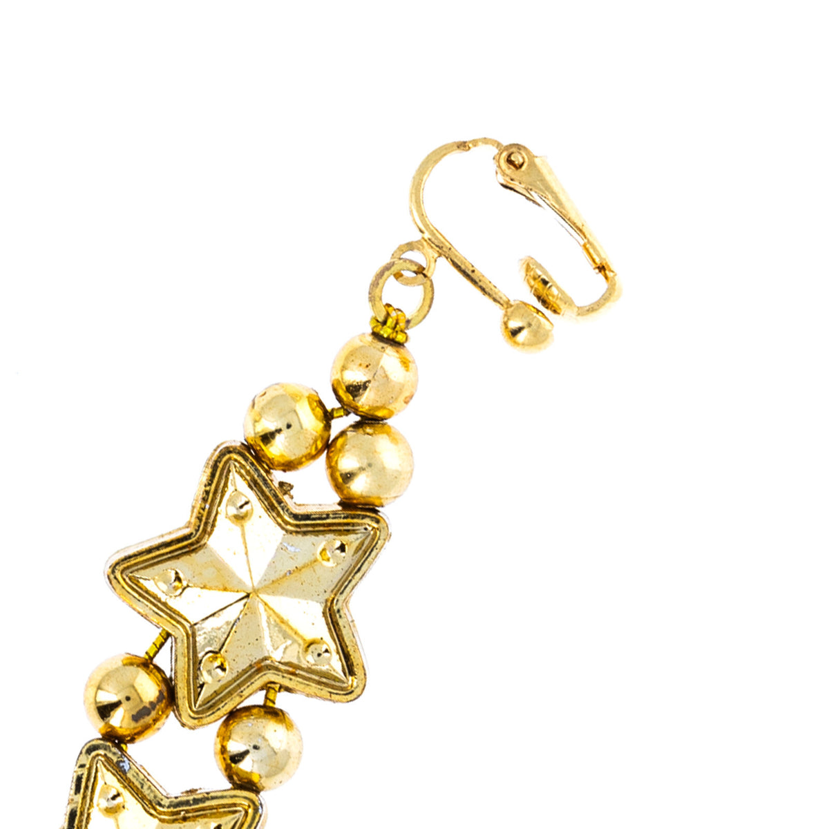 Girls Gold Star Bundle Set with Barbie Dangle Earrings Dress Up, view 4