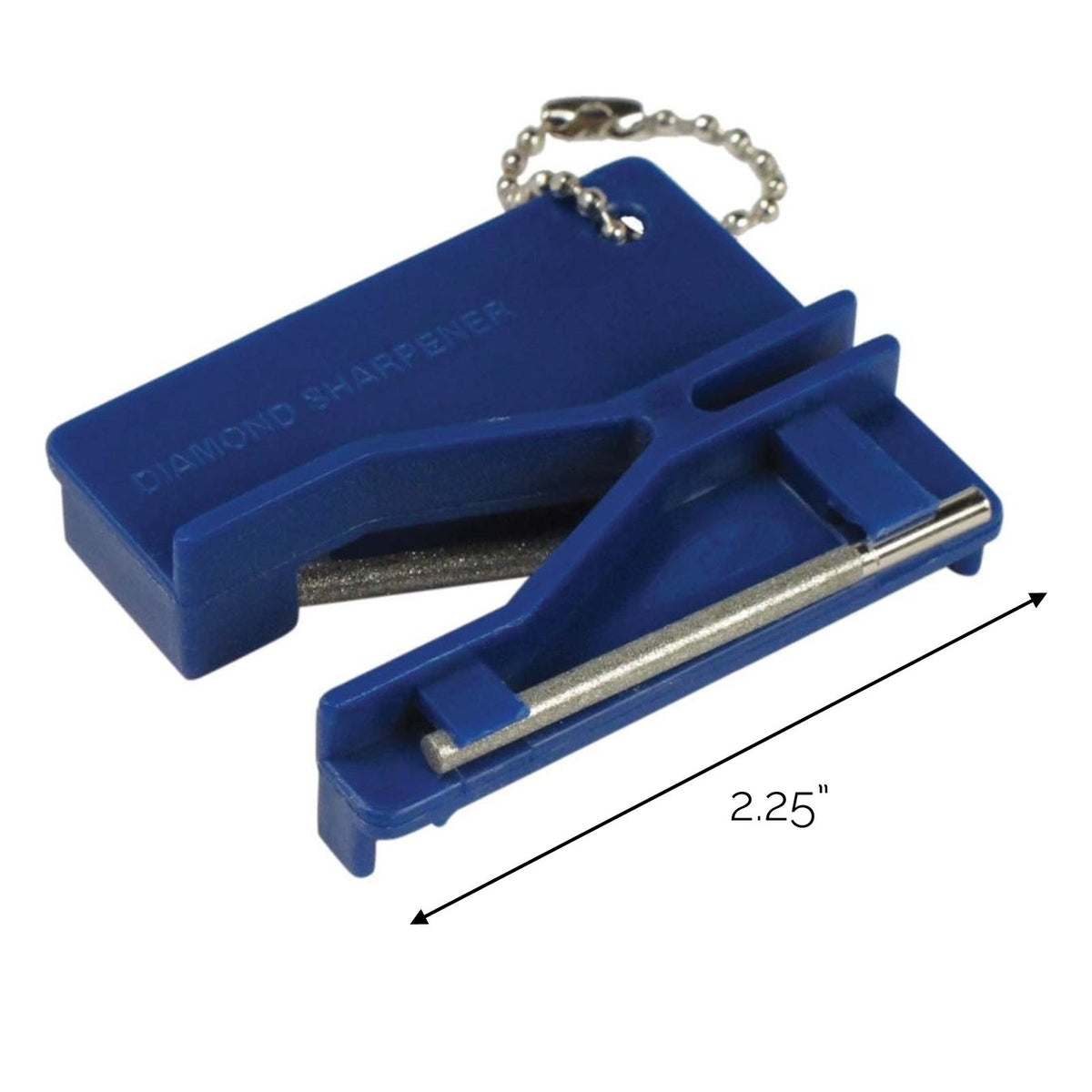 Universal Tool Pocket Keychain Diamond Knife and Grit Scissor Sharpener, view 2