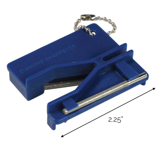 Universal Tool Pocket Keychain Diamond Knife and Grit Scissor Sharpener, view 2
